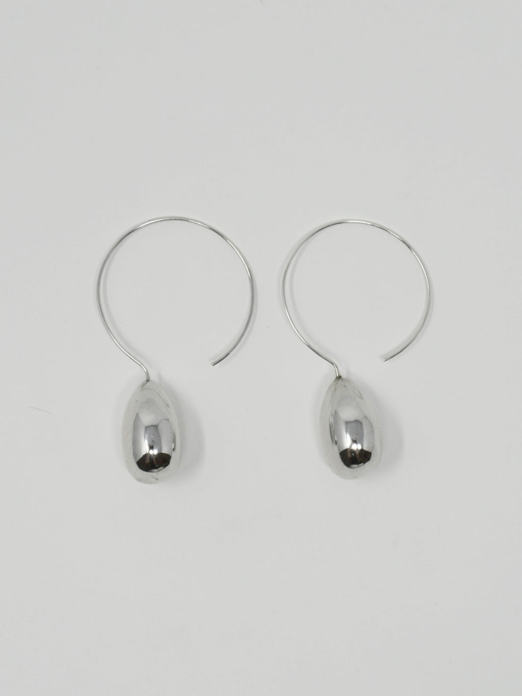 Heirloom Teardrop Hoops - Sample