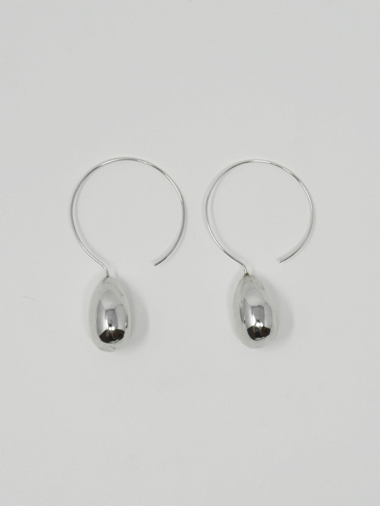 Heirloom Teardrop Hoops - Sample