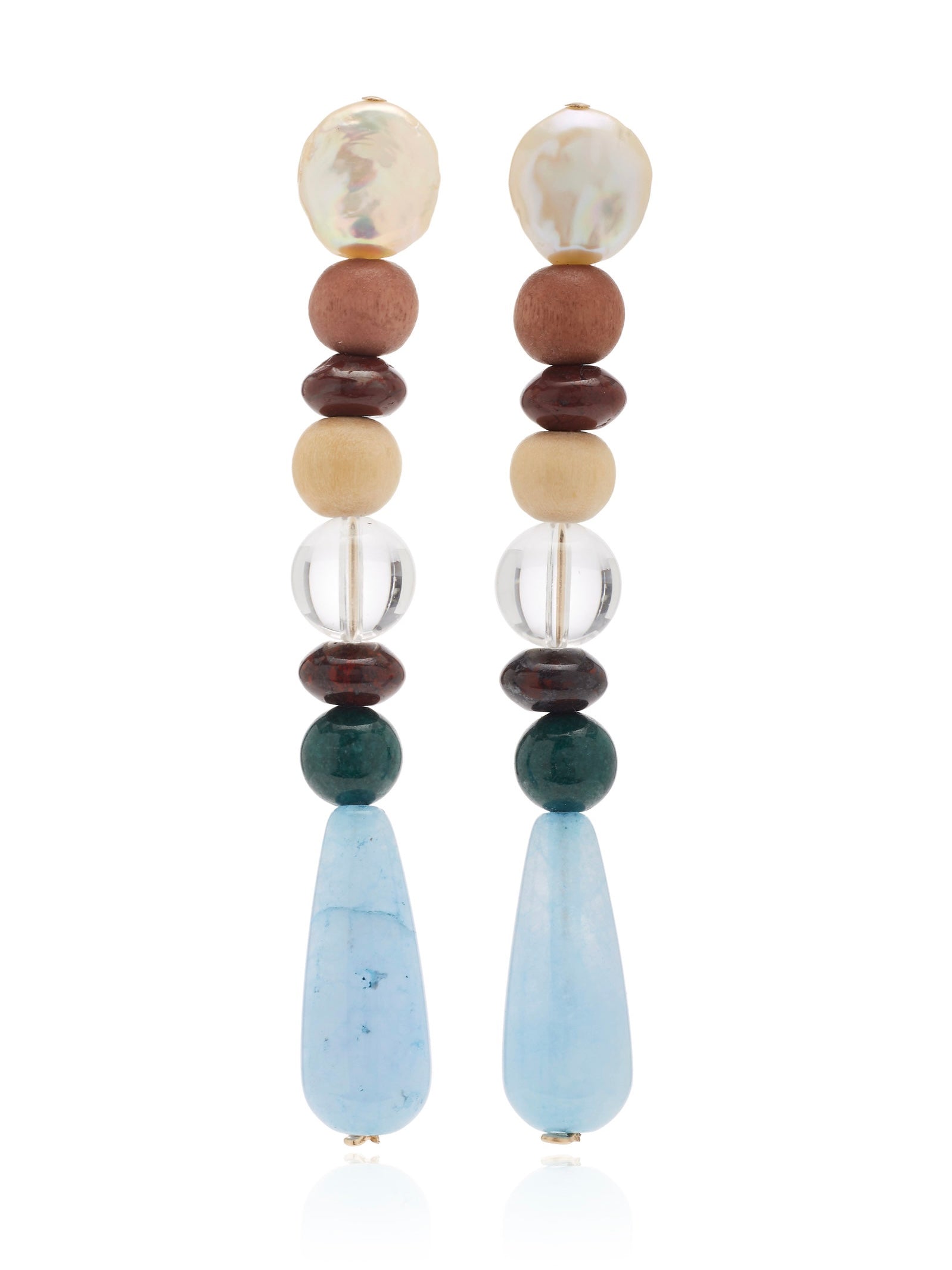 Earth Tone Drop Earrings