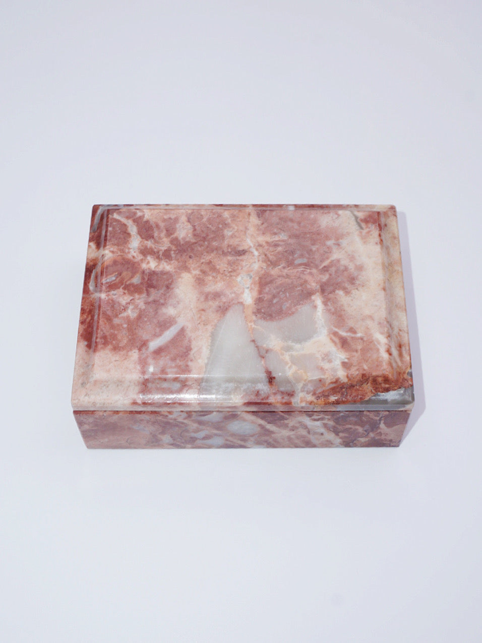 Vintage Pink Marble Box