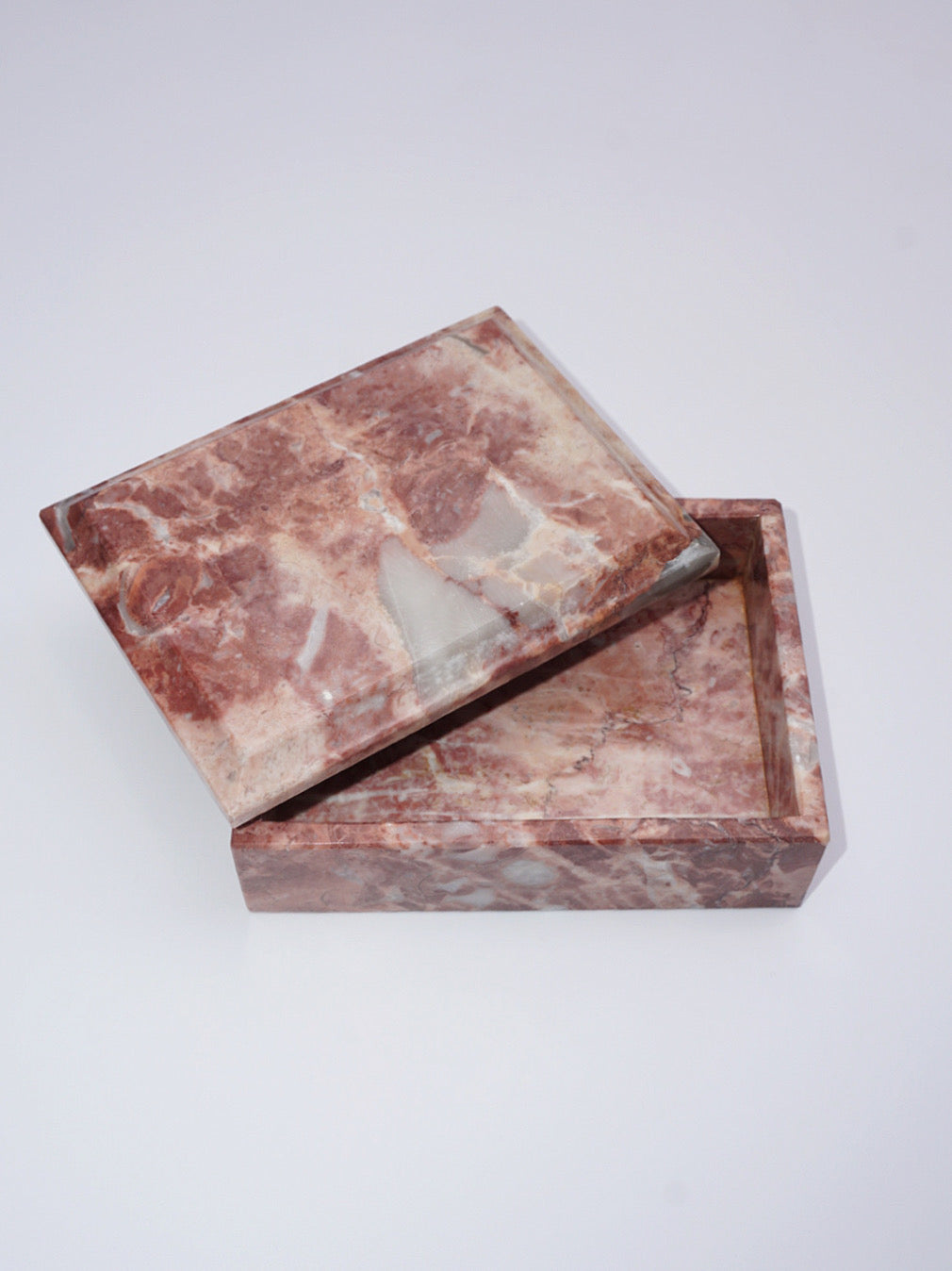 Vintage Pink Marble Box